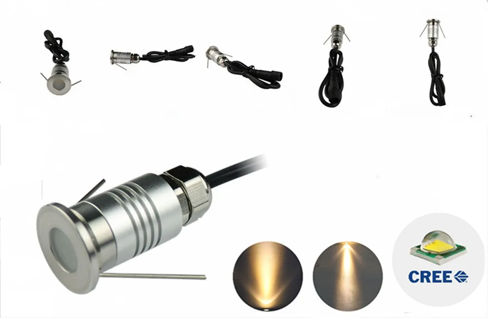 Enterrado Subterrânea Ip67 Dc12v Convés Quadrado Chão Paisagem Iluminação Caminho 4 Pçs - Lote 1w Led Luz 13 1W LED Enterrado Luz Subterrânea Luz IP67