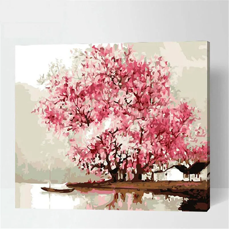 

Beautiful View Scenery DIY Digital Painting By Numbers Modern Wall Art Canvas Painting Unique Gift Home Decor 40x50cm