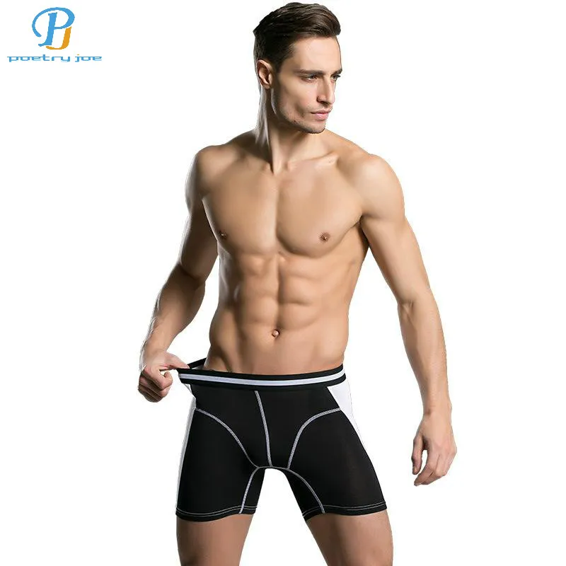 New Men Underwear Boxers Fashion Color Pants Cheap Modal Men Underwear Brand Boxers Mens