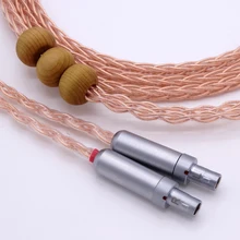 1.5 м DIY Hi-End HiFi 8 ядер 5N меди PCOCC кабель наушников обновления для Sennheiser HD800