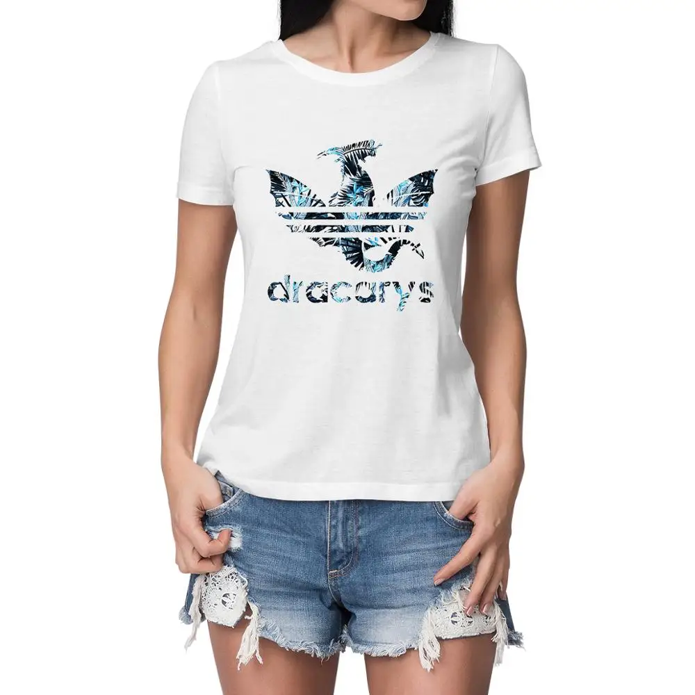 

Dracarys Women T Shirts Game of Thrones Daenerys T-Shirt Mother of Dragon Khaleesi Harajuku Vintage Camisetas Aesthetic Clothes