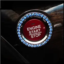 Автомобиль-Стайлинг кнопку Start Stop ключ зажигания кольцо для BMW Все серии 1 2 3 4 5 6 7 X E серии F E46 E90 X1 X3 X4 X5 X6 F07 F09 F10
