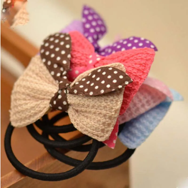 2019 New Women's Pure And Cute Bows Rabbit Ears Hair Rope Women's Stretch Cotton Solid Color Hair Ring Daily Headband Hair Ring 2019 New Women's Pure And Cute Bows Rabbit Ears Hair Rope Women's Stretch Cotton Solid Color Hair Ring Daily Headband Hair Ring