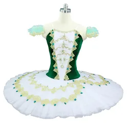 Green Velvet Body professional ballet tutu for women girls performance Pancake platter tutu for ballerina kids adult Green Velvet Body professional ballet tutu for women girls performance Pancake platter tutu for ballerina kids adult