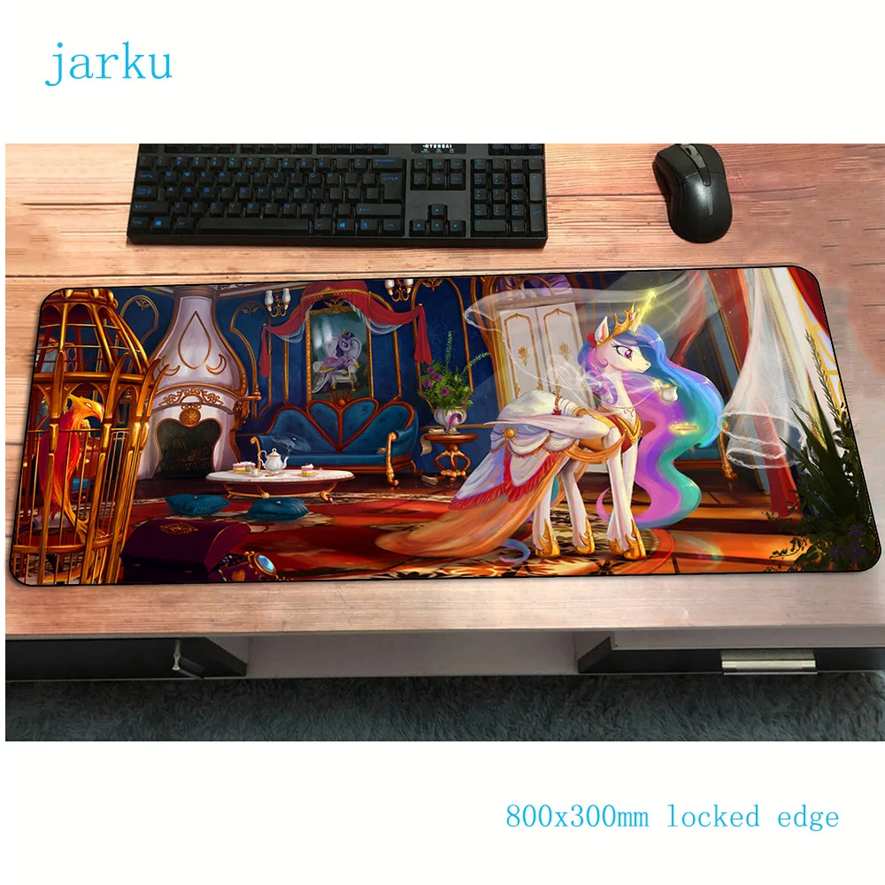  my little pony mouse pad 80x30cm gaming mousepad gamer mouse mat computer Personality desk padmouse