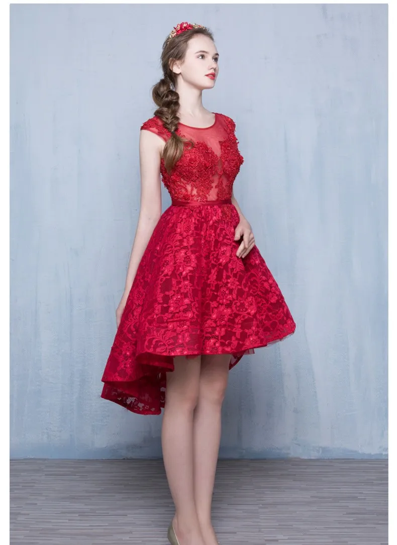 2016-Vinho-Tinto-Moda-Rendas-Sem-Mangas-Um-lin-Vestido-de-Cocktail-Curto-Da-Noiva-Vestido (3)
