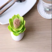 Лотос ватные палочки коробка Лотос ватный держатель в форме бутона Базовая комната украшение/Лотос Подставка Для Зубочисток футляр для зубочисток PC870661