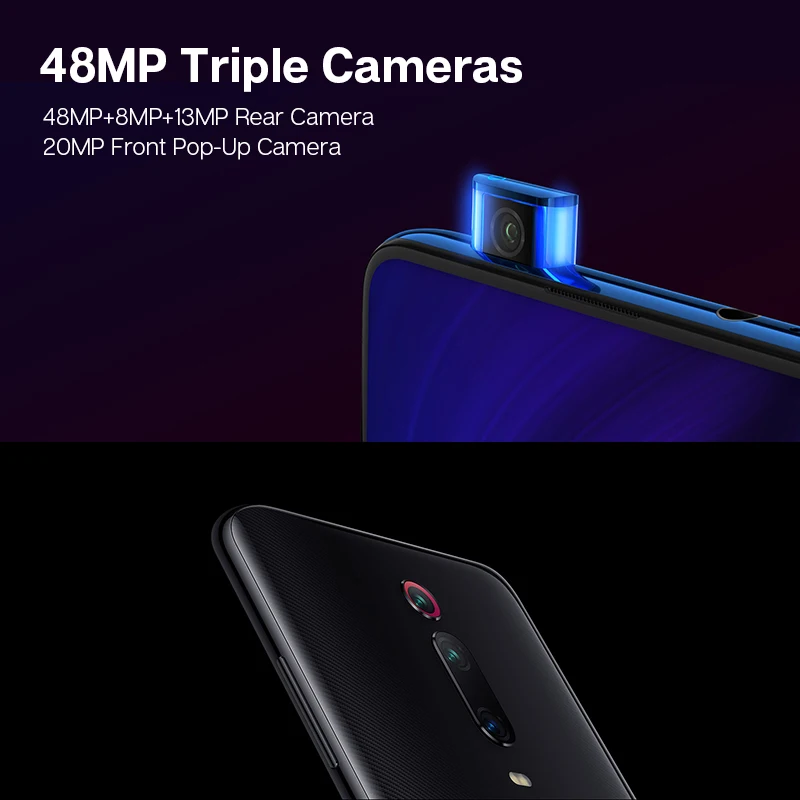 Цена Оригинальный Xiaomi Redmi K20 6GB 128GB Snapdragon 730 Octa Core 6,39 AMOLED дисплей 48MP камеры 4000mAh