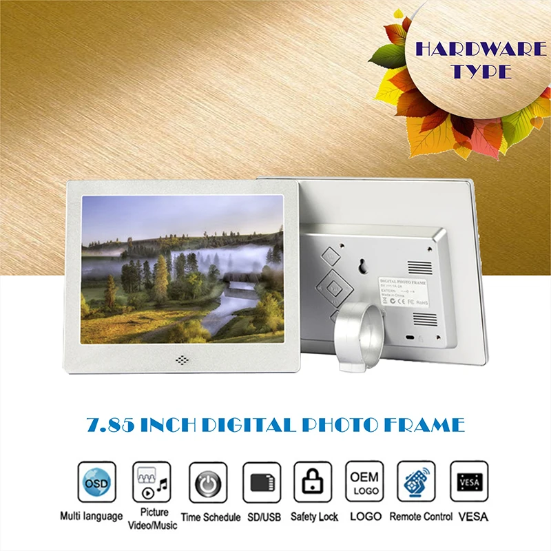 

8 INCH DIGITAL PHOTO FRAME FOR COMMEMOTATION AND STORAGE AS THE SOUVENIRS AND GIFTS