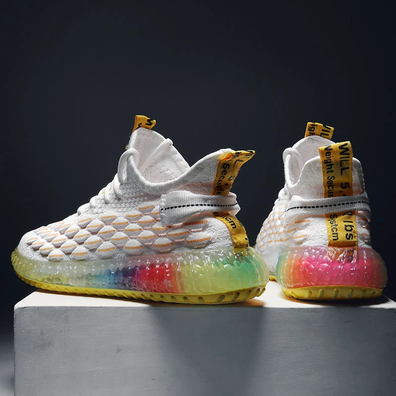 Beste Mannen Flyknit Sneakers Loopschoenen Mannen Casual Schoenen Man Trainers Wandelschoenen Mannelijke Outdoor Schoenen Tenis Masculino Adulto