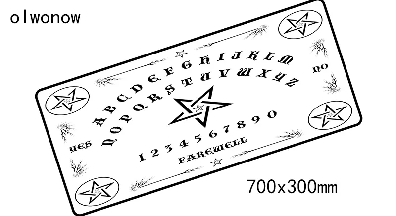 Ouija коврик для мыши 70x30 см Коврик для мыши notbook компьютерный коврик мышь популярный игровой коврик для мыши геймер к клавиатуре коврик для мыши - Цвет: Size 700x300x2mm