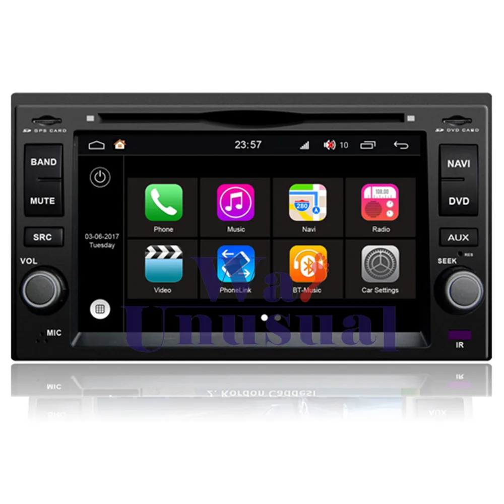 Cheap WANUSUAL 7" WINCA S190 Android 7.1 Quad Core 2G+16G Car Multimedia Player for Kia old universal with GPS Navigation BT WIFI Maps 5