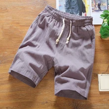 Для мужчин модные шорты летние пляжные Повседневное Стиль эластичная кулиска на талии несколько Цвета мужской впитывает пот и Штаны плюс Размеры 4XL 8J1471