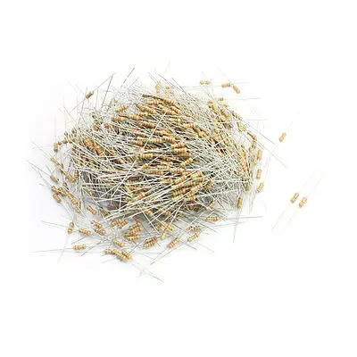 

1000Pcs 1/4 Watt 3.3 Ohm 5% Electronic Axial Lead Carbon Film Resistor