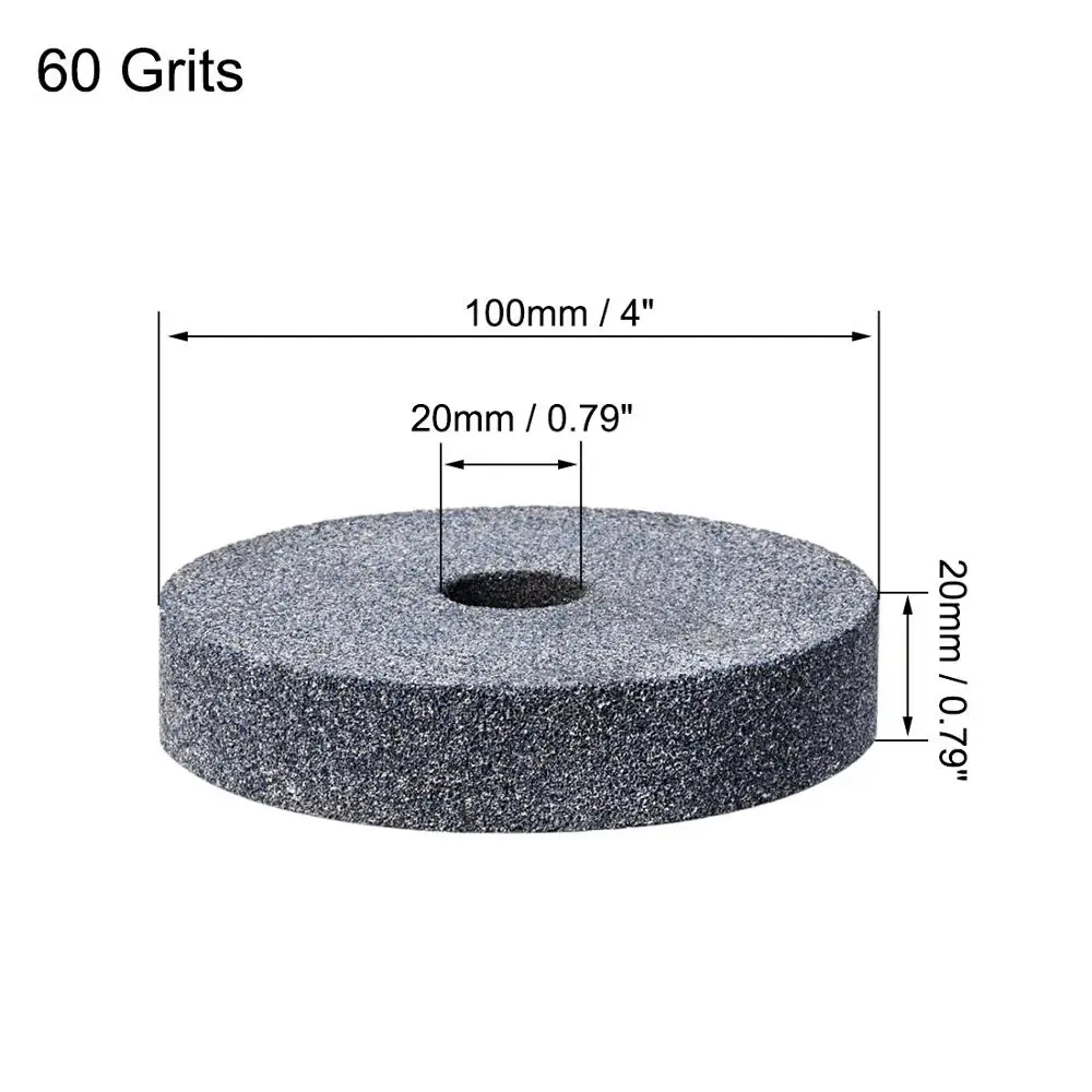 4/5 Inch Bench Grinding Wheel Polishing Pad Grinding Disc Stone Surface Ceramic Metal Grinder Rotating Tool Uxcell grinding disc abrasive wheel grinding wheel