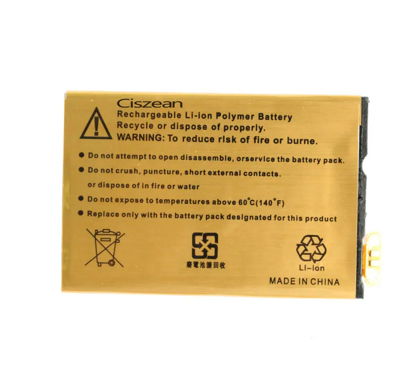 Ciszean 10 шт./лот 2850 мАч EB41 Золотой Сменный аккумулятор для Motorola Droid 4 XT894 XT898 P893 P894 P89