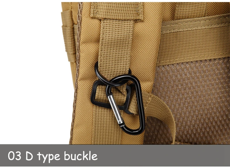 2017 3P Outdoor Military Tactical Backpack 30L Molle Bag Army Sport Travel Rucksack Camping Hiking Trekking Camouflage Bag (42)