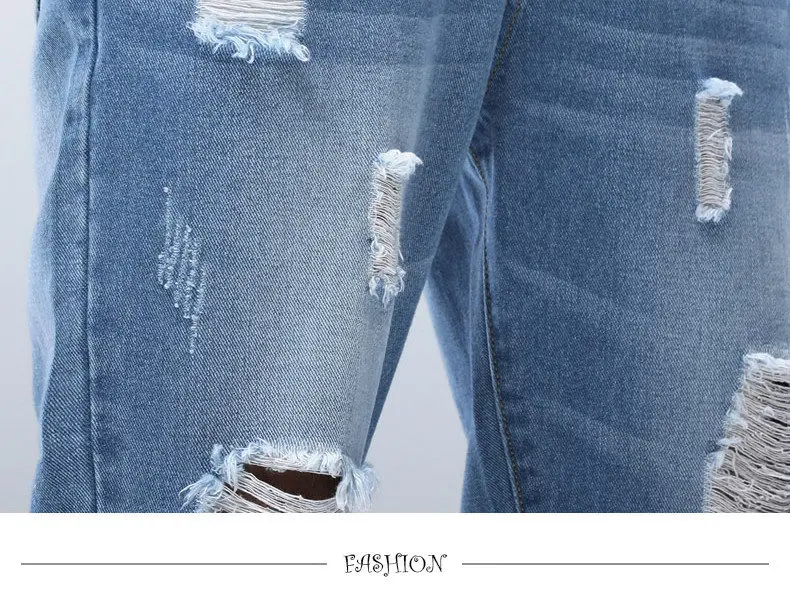 Fashion Men Jeans Solid Pencil Pants Cotton Cargo Jeans Pant Simple Color Male Trousers Youth Full Length Brand Hollow Out Jeans 09