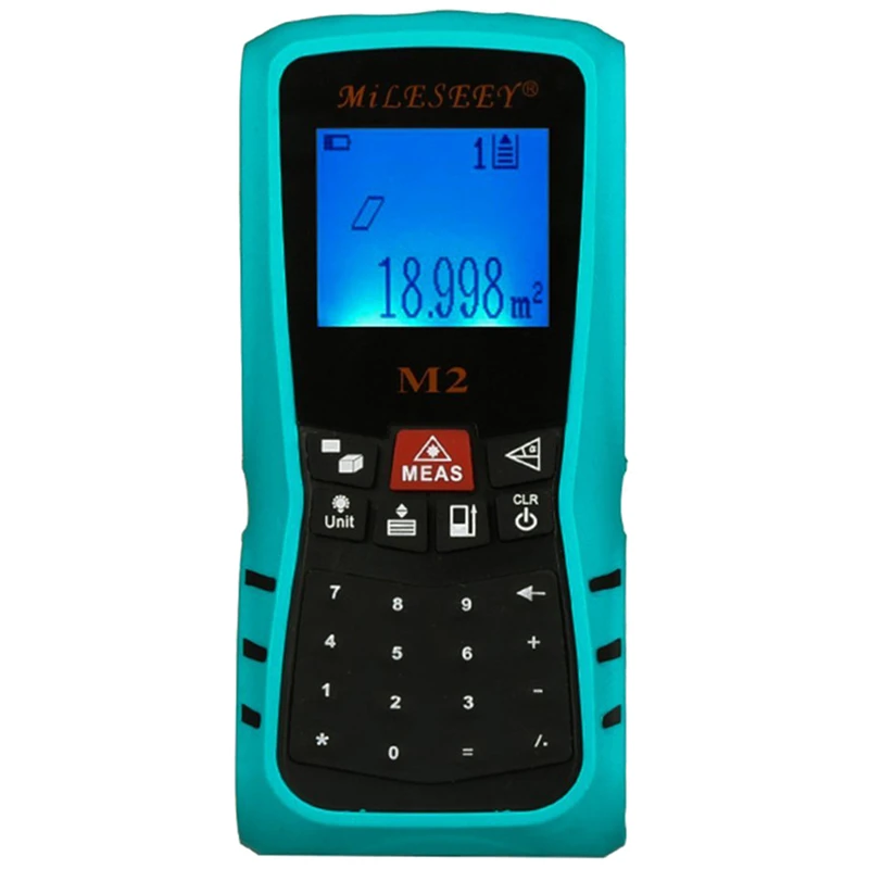 Mileseey M2 Handheld USB Laser Distance Meter Digital Laser Tape