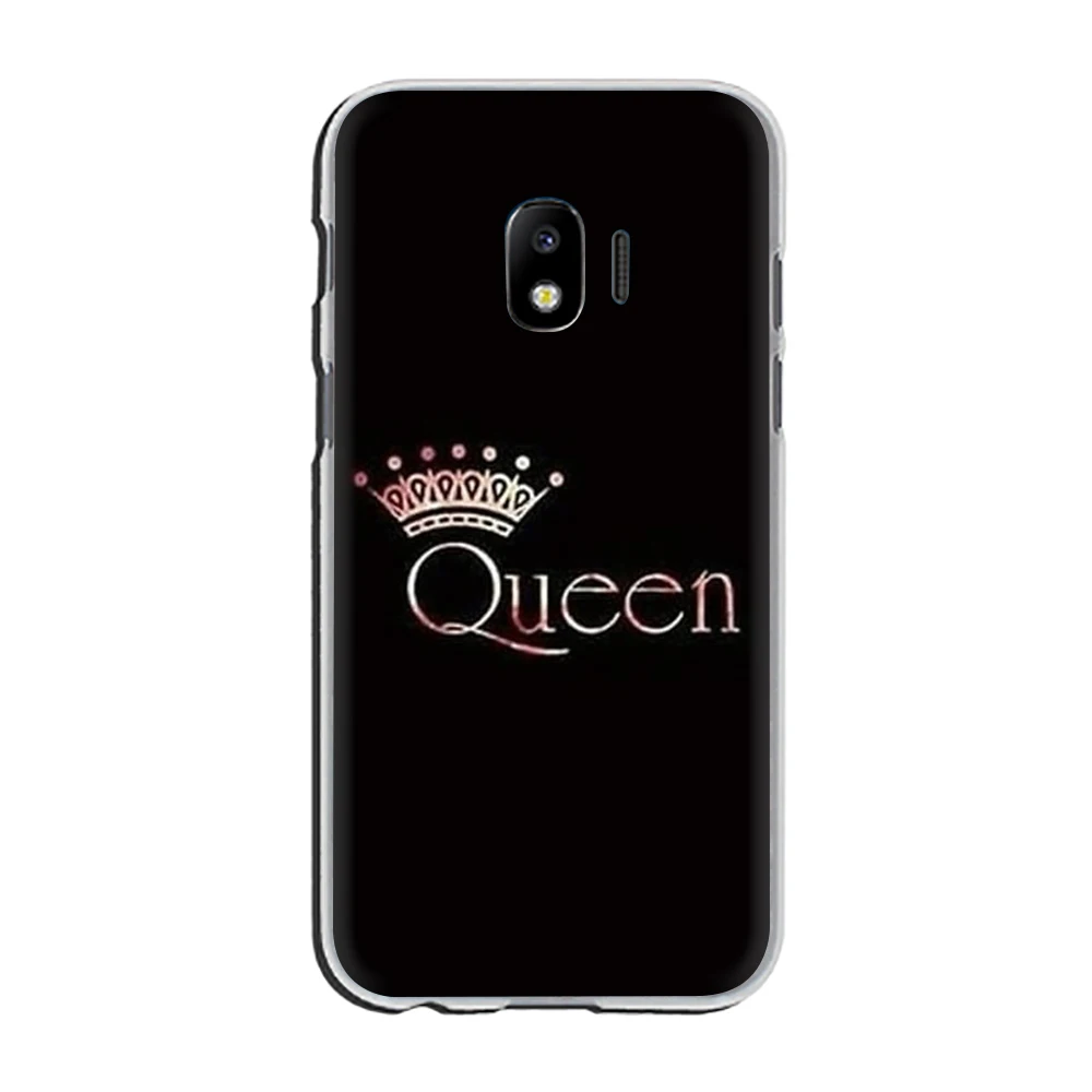 Король queen для влюбленной пары, для семьи жесткий чехол для телефона с рисунком в виде крышка чехол для samsung Galaxy J1 J2 J3 J4 J5 J6 J7 Prime - Цвет: H2