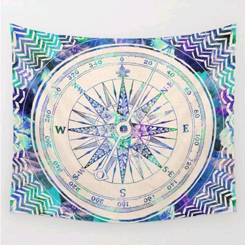 Elephant Tapestry Mandala Color Upholstery Printed Decorative Boho Wall Rug Curtain