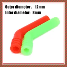 1pc moteur tuyau d'échappement Silicone fin déflecteur échappement Extension pour 1/10 Nitro RC passe-temps modèle voiture HSP Himoto HPI Traxxas(China)