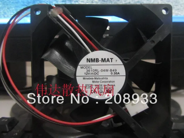 

For NMB 9025 3610RL-04W-B49 12V 0.35A