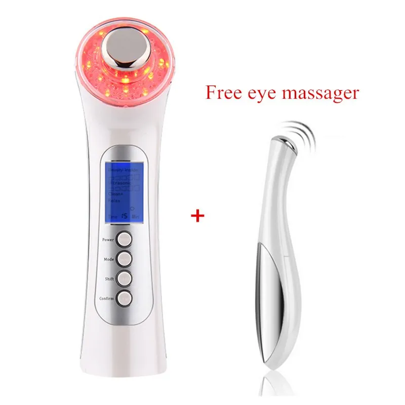 1Mhz Ultrasonic 3Color Photon Galvanic Ion Skin Care Facial Massager Beauty Device Handheld Rejuvenation Skin Lifting Machine 1Mhz Ultrasonic 3Color Photon Galvanic Ion Skin Care Facial Massager Beauty Device Handheld Rejuvenation Skin Lifting Machine