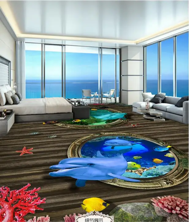 3d photo wallpaper Custom 3d flooring self adhesive 3d wall paper for living room3d wall paper