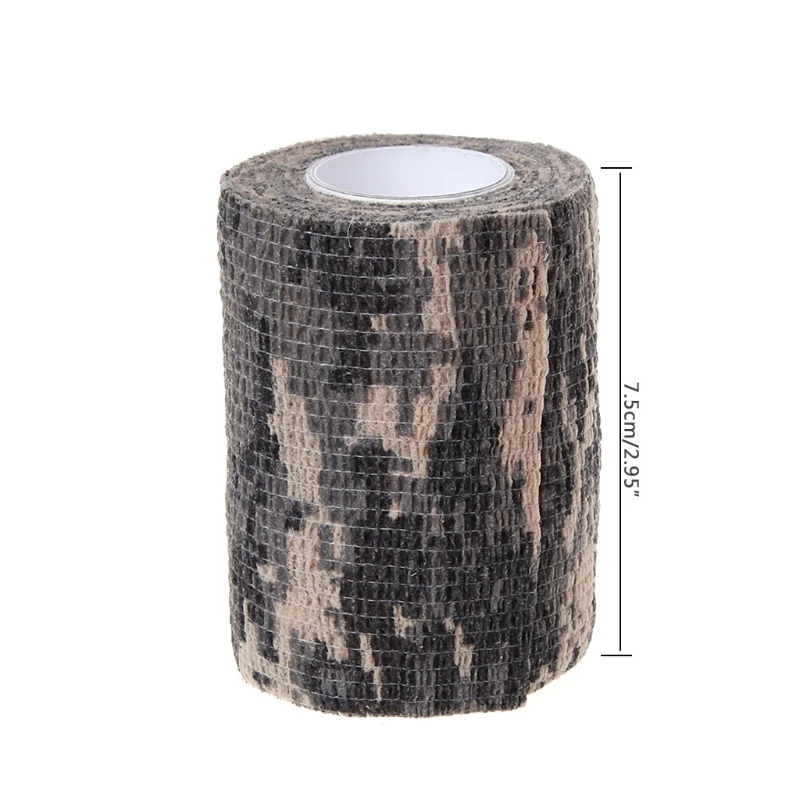 

7.5cmx4.5m Army Camo Tape Hunting Shooting Military Elastic Survival Wrap Bandage