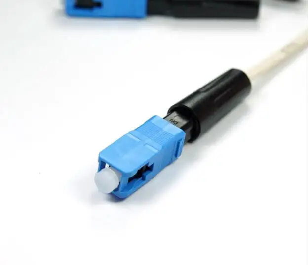 

free shipping FTTH 10pcs single/multi mode fast fiber connector optical for digital communication SC UPC Quick Connector