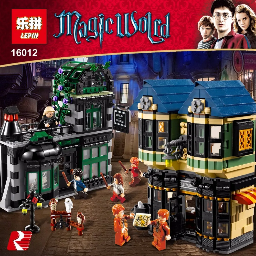 

Lepin 16012 2025Pcs Magic Word Diagon Alley Set Educational Building Blocks Bricks Model Toys Gift 10217 for kids gift toys