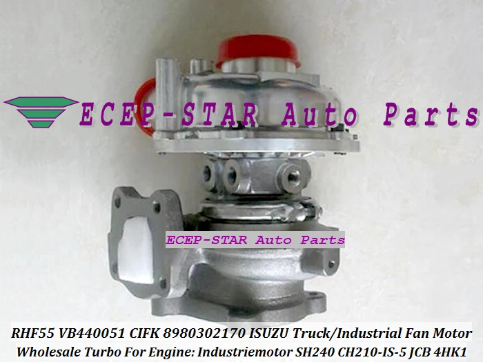 Турбокомпрессор RHF55 VB440051 CIFK 8980302170 для ISUZU Truck Industrial Motor Industriemotor SH240 CH210-IS-5 JCB 4HK1 |