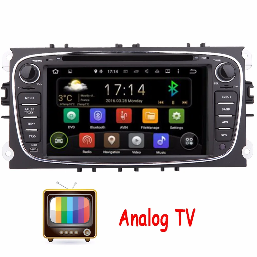 

Analog TV Dual core Android 4.2 Car DVD GPS player For Ford Mondeo Ford Focus 2012 2013 2014 2015 Radio Autoradio Navigation+TV