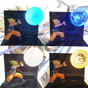 

Dragon Ball Son Goku Kamehameha Table Lamp LED Lighting Decorative Dragon Ball Z Lamp Night Lights For Christmas Gift