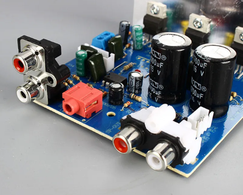 Двойной AC12-15V TDA2030 2,1 канал 15 Вт+ 15 Вт+ 30 Вт сабвуфера усилителя звука доска DIY готовый модуль