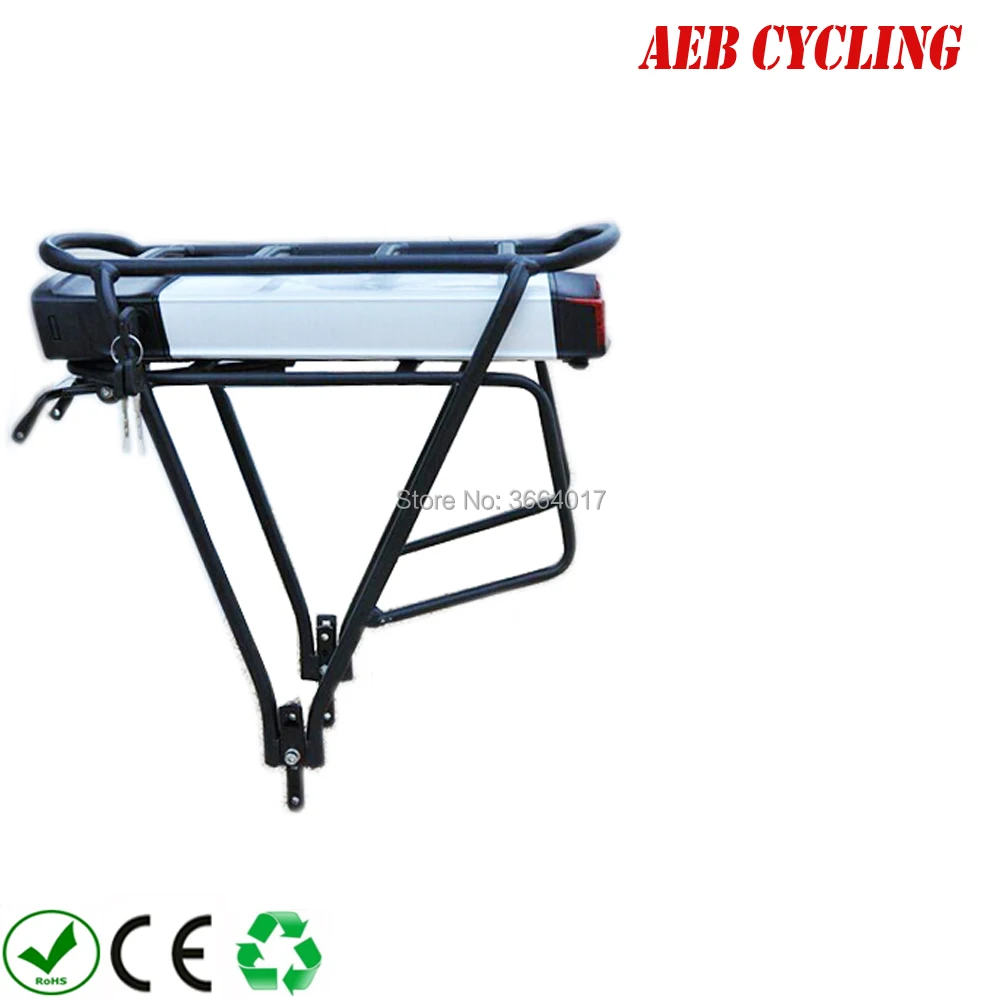 Cheap Free shipping Ebike battery pack high power 48V 12.8Ah RB-3 rear rack Li-ion electric bicycle battery for city bike with charger 2 Cheap Free shipping Ebike battery pack high power 48V 12.8Ah RB-3 rear rack Li-ion electric bicycle battery for city bike with charger 2
