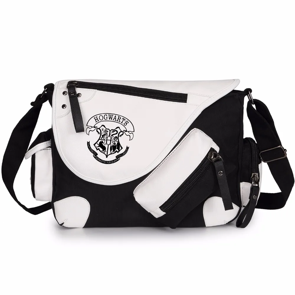 

WISHOT Potter Hogwarts School cosplay Shoulder Bag Messenger Bag teenagers Men women's travel School Bag Laptop Bags