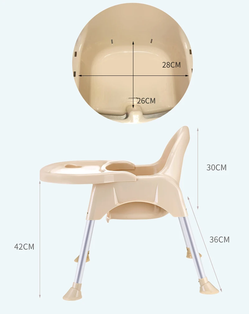 Детский стульчик Портативный младенческой регулируемое сиденье детей высокое сиденье детское питание Многофункциональный стулья для