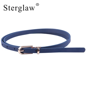 

105x1cm Spring designer belts ladies fashion 11colors fine belt for women dreess modeling waist belt lady cinturon mujer A105