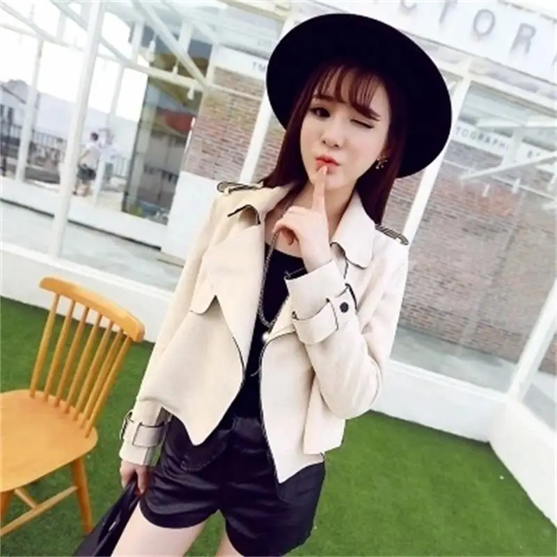 

2019 spring and autumn new women's fashion casual loose cardigan jacket