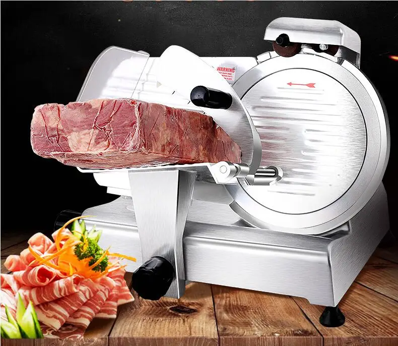 

12 inches Commercial semi-automatic slicer, electric lamb, beef slicer meat planer With sharpening function
