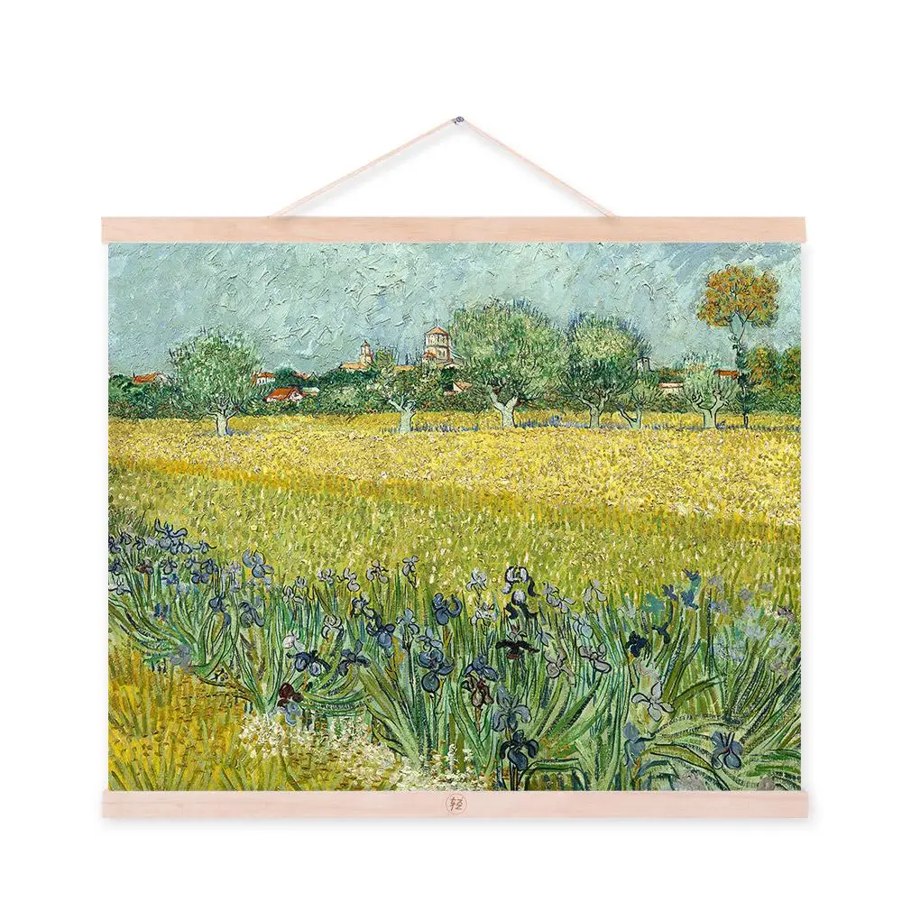 Vincent Van Gogh Yellow Modern Abstract Field Poster Prints Original Flowers Landscape Canvas Oil Paintings Home