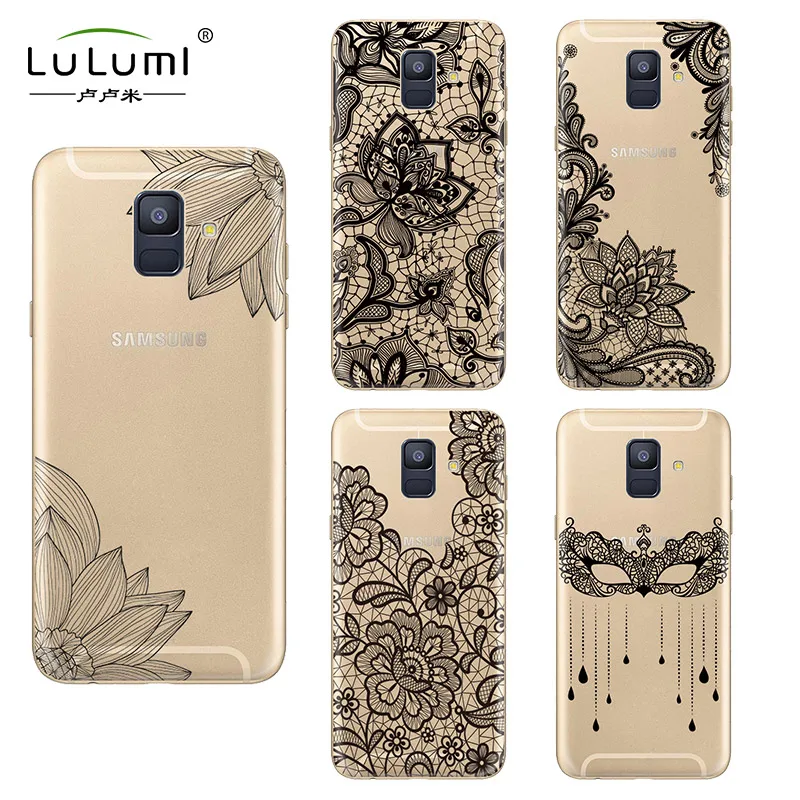 

Case for Samsung Galaxy A5 A6 A8 A7 2017 Plus 2018 J3 J4 J5 J6 J7 S9 S8 S7 Plus phone case Sexy lace TPU Soft Silicone Back Cove