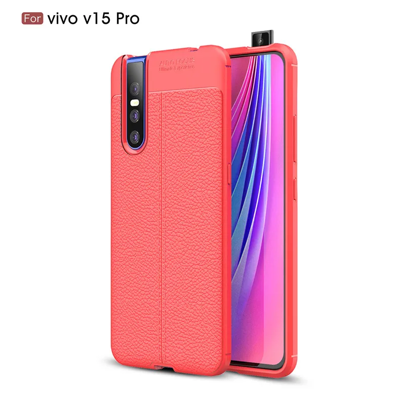 Чехол для ViVo V15 Pro мягкий силиконовый чехол бампер из ТПУ защитный телефона Funda 6