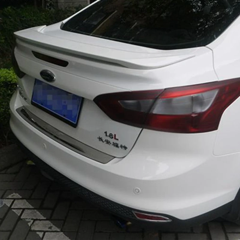 Стайлинг автомобиля для Ford Focus Sedan 4 двери 2015 2016 2017 АБС пластик праймер без краски