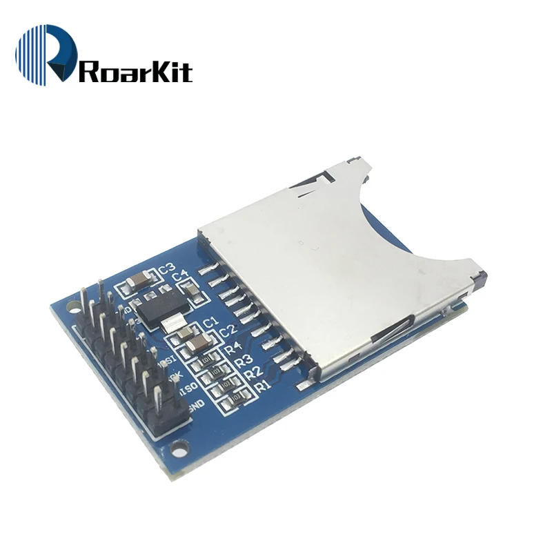 Модуль чтения и записи 5 в 3 для Arduino STM32 MSP430 модуль SD карты слот разъемов ARM MCU