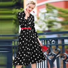 Ever Pretty Бальные платья дешевые трапециевидной формы в горошек, коктейльные платья Винтаж до колена Длина короткие платья на выпускной для девушек