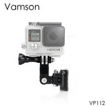 Vamson 3 способа регулировки основания поворотный кронштейн адаптер крепление для Gopro аксессуары для XiaoYi для Go Pro Hero 7 6 5 4 камера VP112