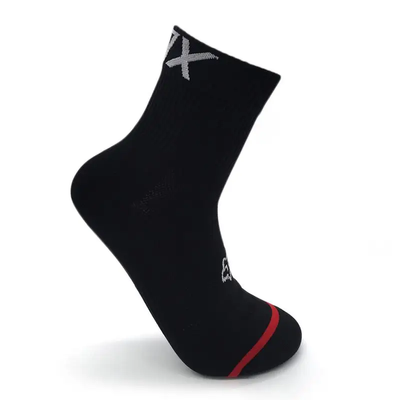 Носки для велоспорта, дышащие носки для верховой езды, носки для защиты ног, носки для бега, альпинизма, шоссейного велосипеда, нейлоновые носки, Велосипедное оборудование - Цвет: Black